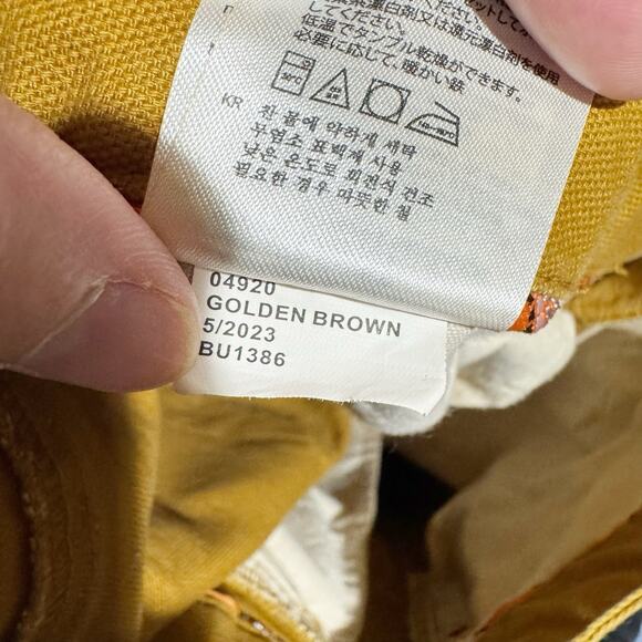 Brixton Men 28 BUILDERS CARPENTER STRETCH PANT Golden Brown - Picture 5 of 6